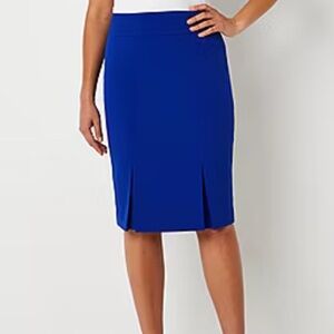 Elegant Royal Blue Pencil Skirt